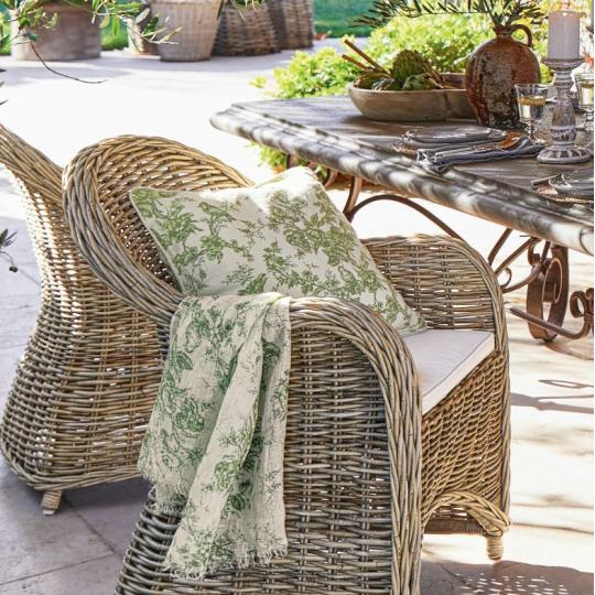 veranda terasz zold csikos madaras pamut parna kanape fotel haloszoba agy country ruszztikus provanszi rattan fotel.jpg